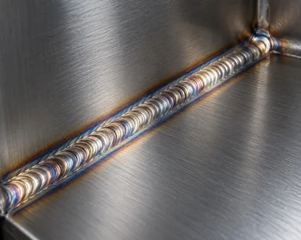 Saldatura di precisione su componente metallico